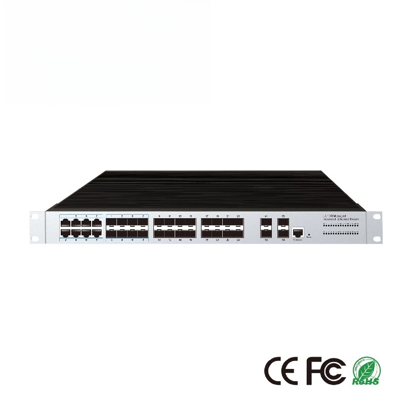 Sfp+ 10G Managed Switch 8 Port - 24 SFP-Ports Industrieller Managed Ethernet Switch,