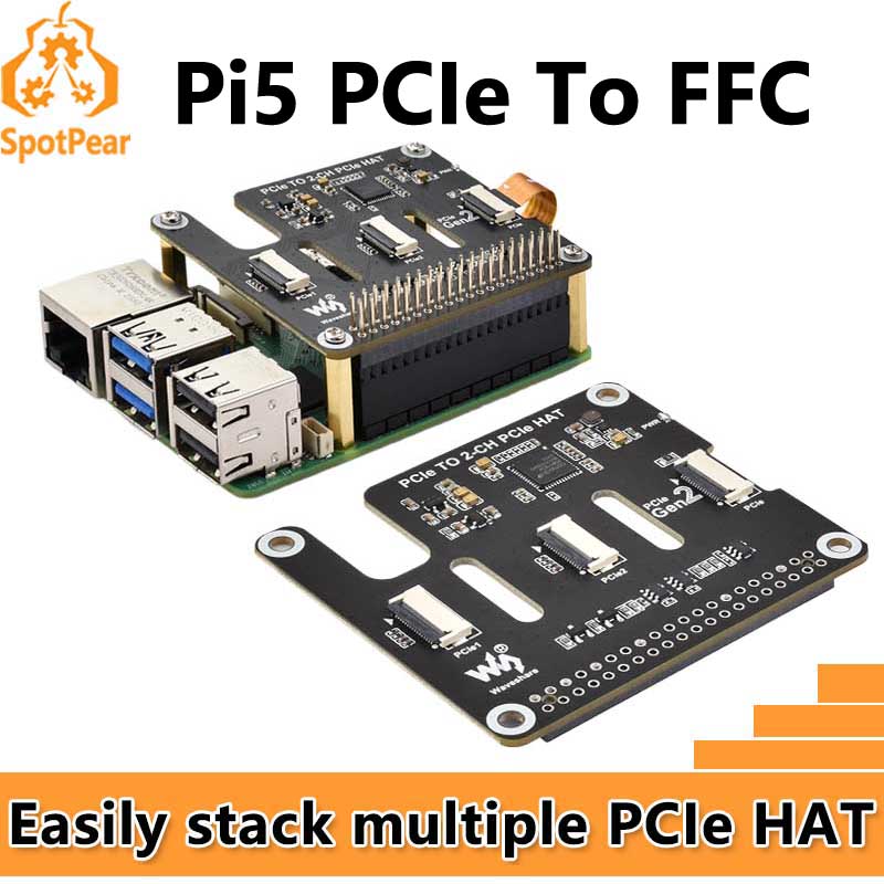 Turing Pi 2 - Raspberry Pi 5 PCIe auf 2-CH