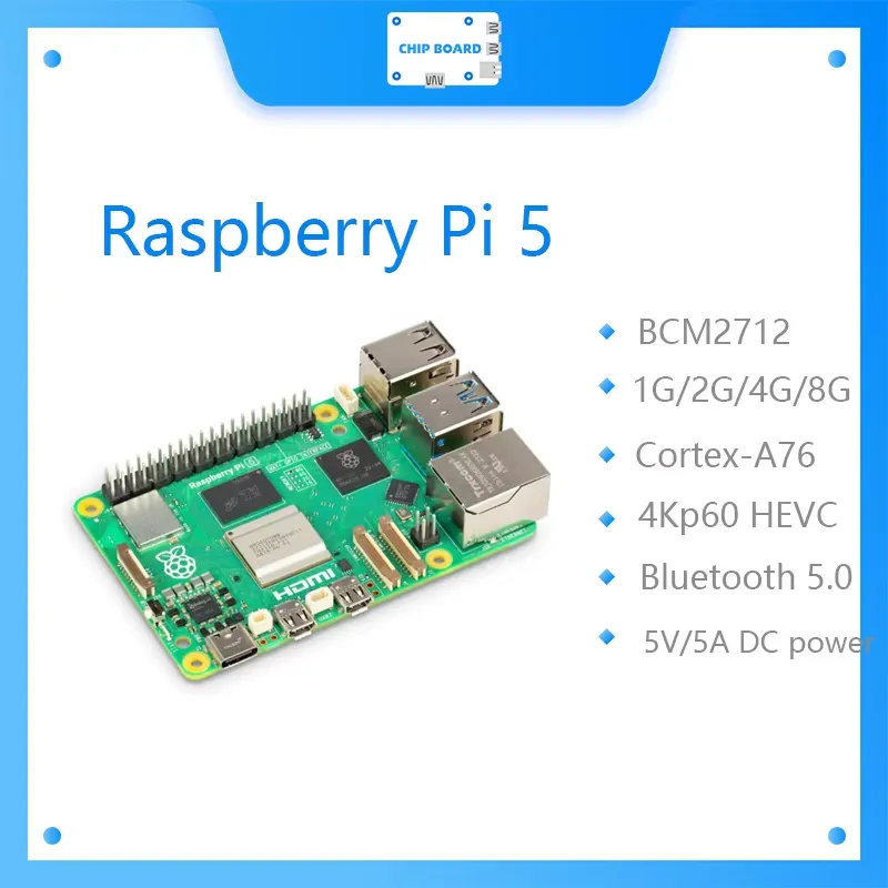 Raspberry Pi 5 8Gb - Für Raspberry Pi 5 Board Cortex-A76