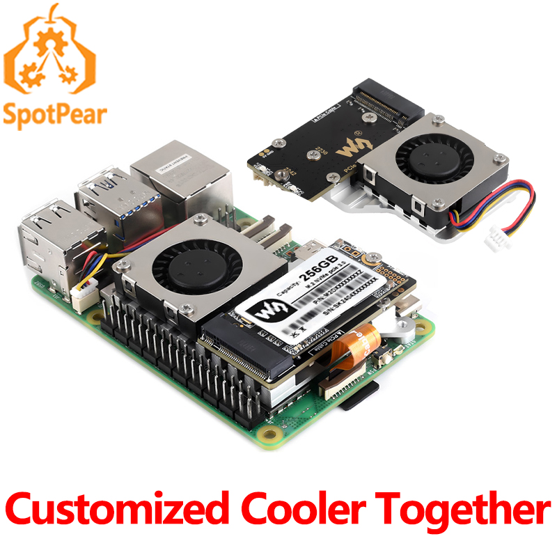 Deskpi Super6C - Raspberry Pi 5 PCIe auf M.2
