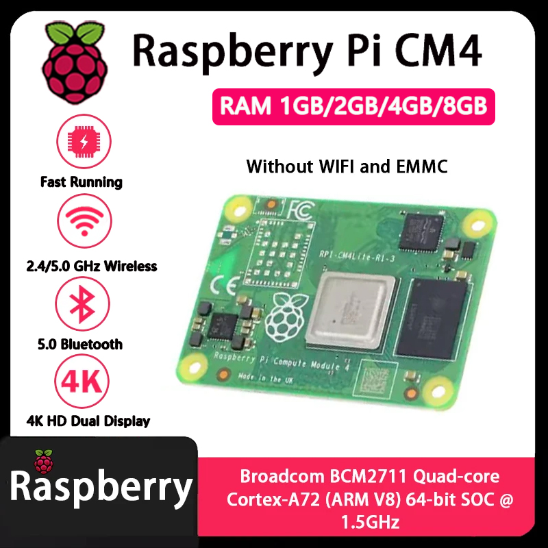 Raspberry Pi CM4 1 GB/2 GB/4 G – Raspberry Pi Cm4 8Gb Ram 32Gb Emmc Wifi Bewertung und Preis